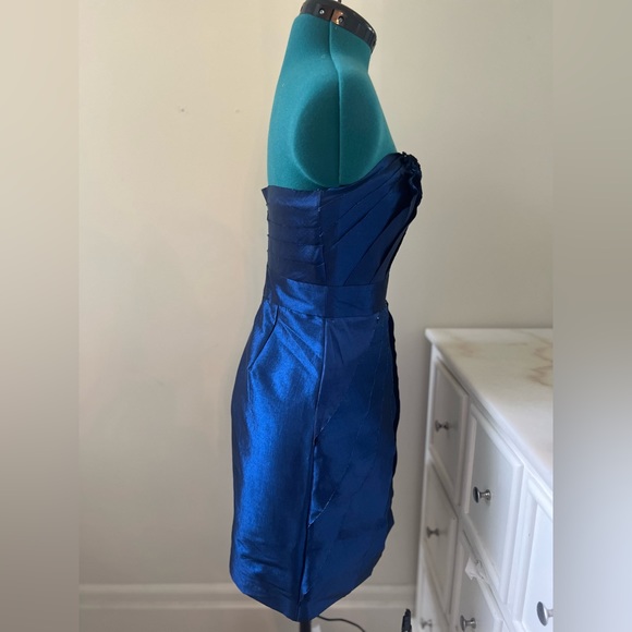 Max and Cleo Strapless Dress (Blue, US 4) - Picture 2 of 3